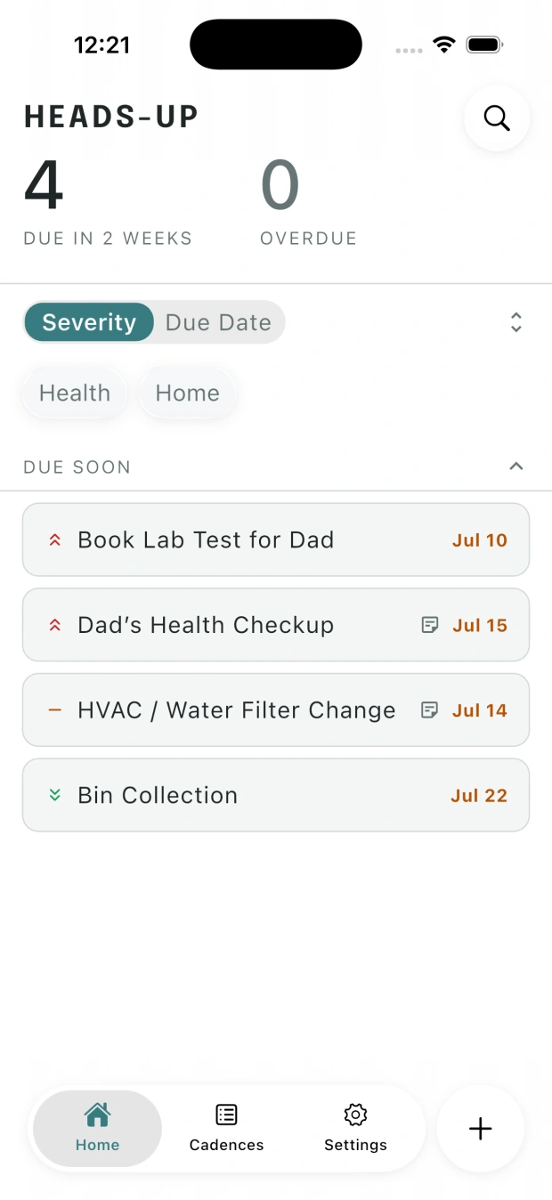 Heads-Up in light and dark mode